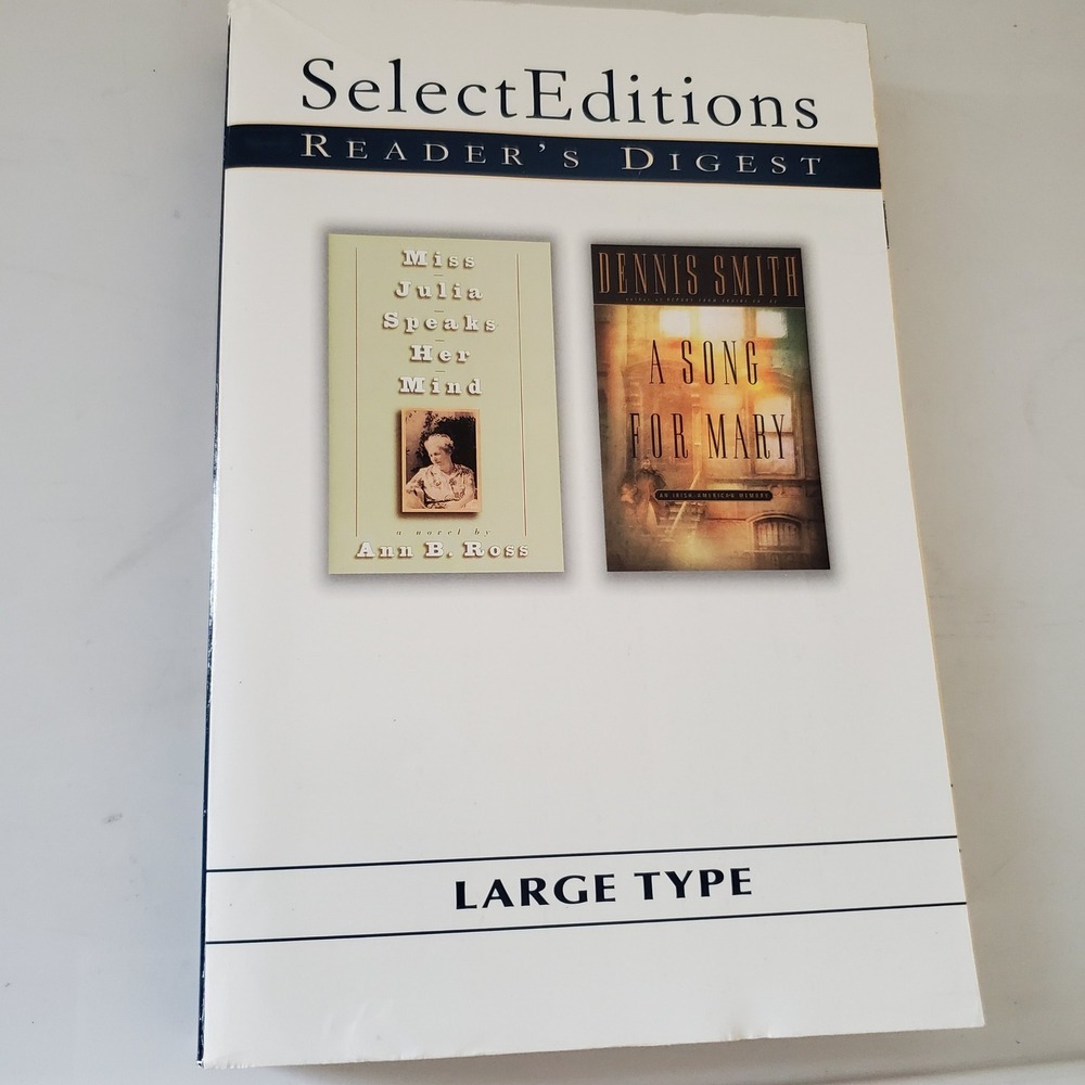 Readers Digest Select Ed Large Print Miss Julia Speaks Her Mind Song for Mary